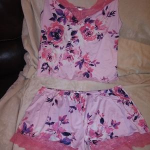 Floral lace Pj set